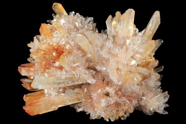 Orange Creedite Crystal Cluster - Durango, Mexico #99193